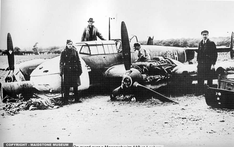 1940 on Guard over a Messerschmitt 110